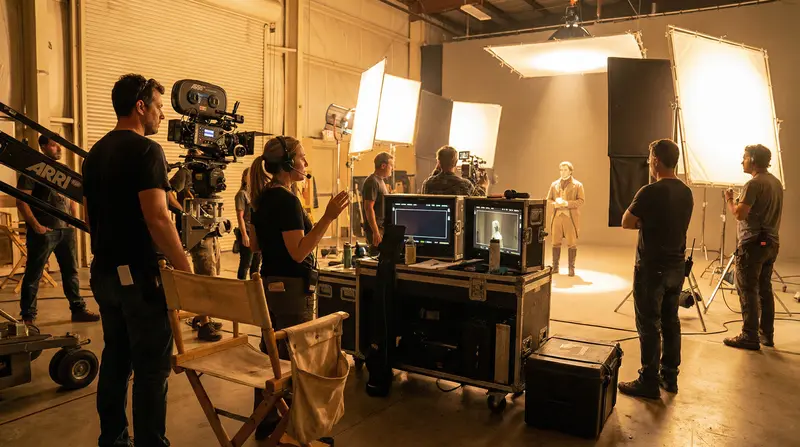 糖心国际化专业拍摄团队合作现场